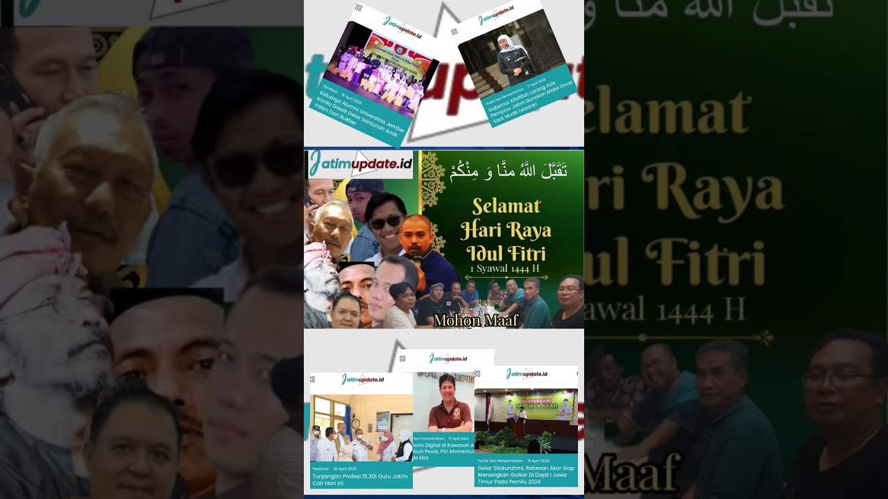 JATIMUPDATE.ID Mengucapkan Selamat Hari Raya Idul Fitri
