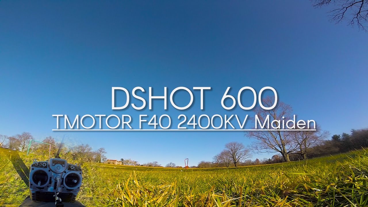 Dshot 600 & new motor maiden