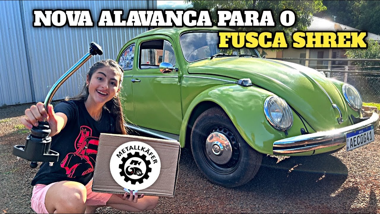 COLOCAMOS UMA NOVA ALAVANCA DE CÂMBIO NO FUSCA SHREK !!! *METALLKAFER*