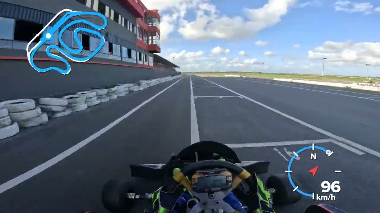 Primeira vez pilotando um kart F4 no kartódromo Circuito M3 - Pilar/AL
