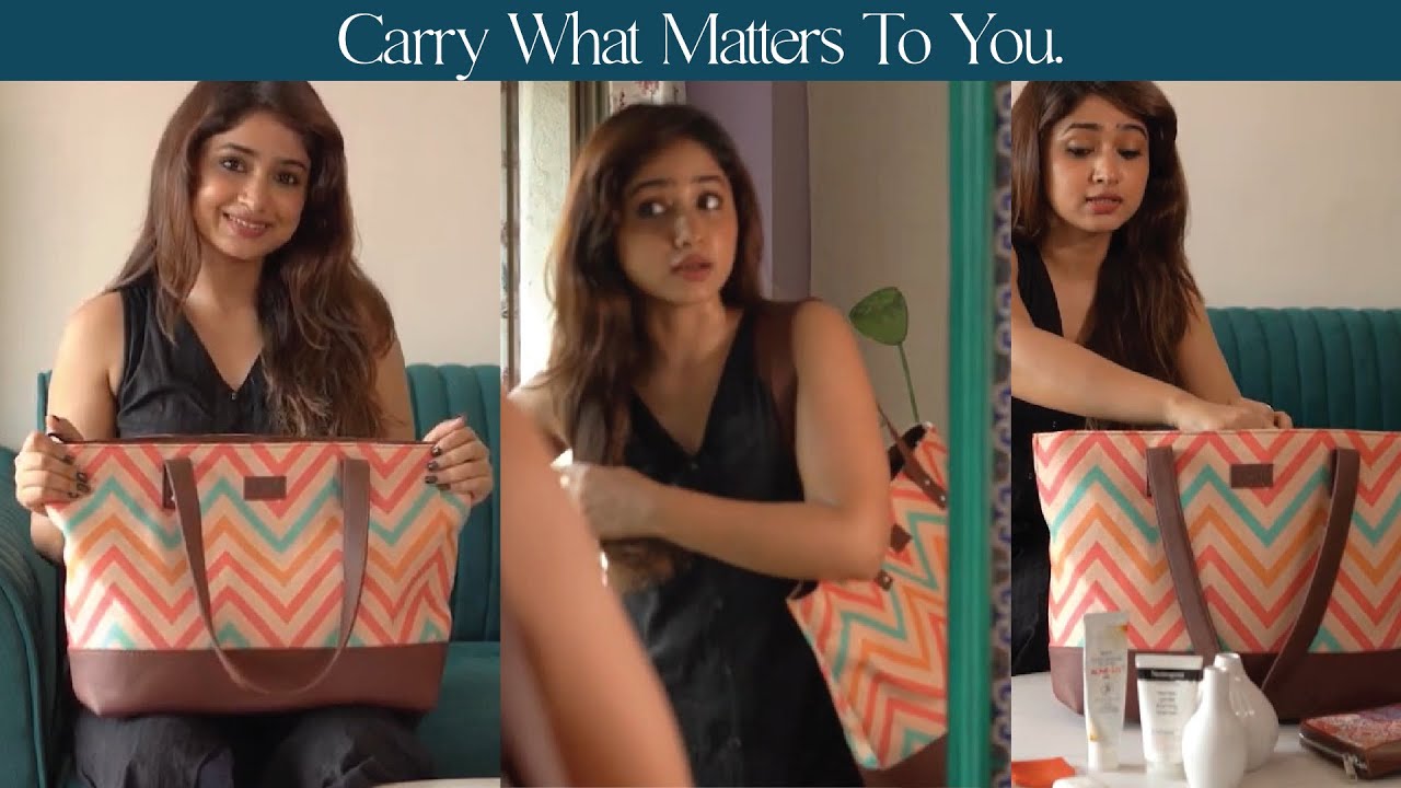 What's in my bag ? ft. PRANALI GHOGARE #zouk #proudlyindian #handcrafted #foreveryyou #whatsinmybag