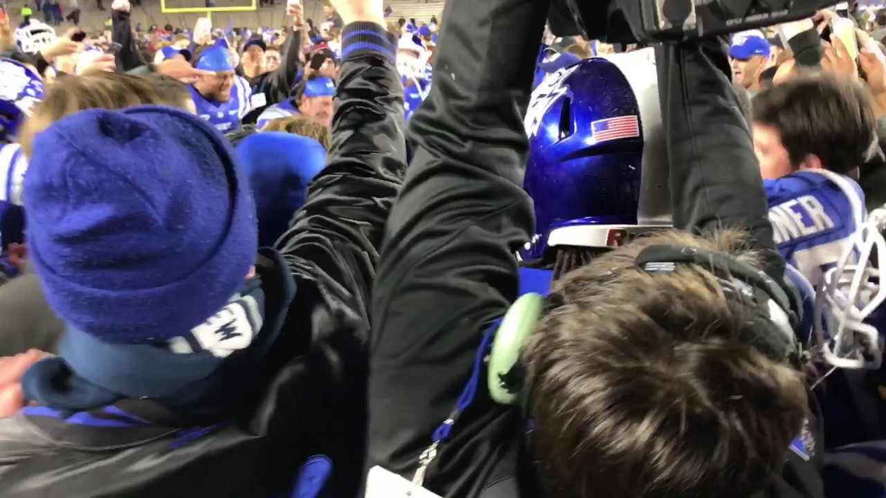 Duke 28 UNC 27 Storming The Field