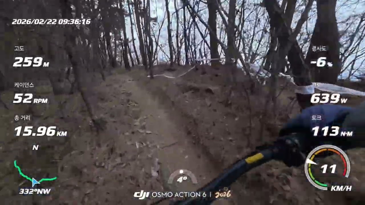 장군산 GT코스 안전하게 라이딩... (2026.2.22)