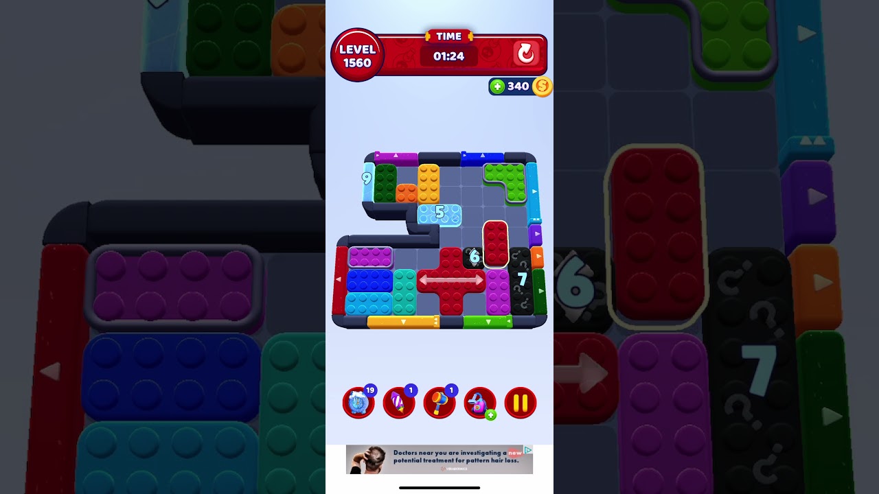 Color Block Jam Level 1560 New Current 