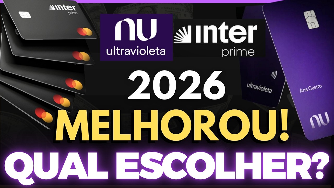 💳 Inter Prime vs Nubank Ultravioleta (Qual &eacute; melhor em 2026?) | Papo de Milhas
