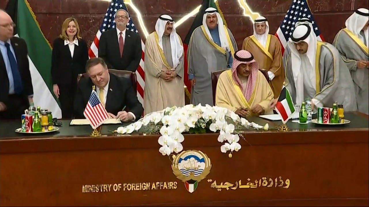 Secretary Pompeo Participates in MOU Signing Ceremony in Kuwait