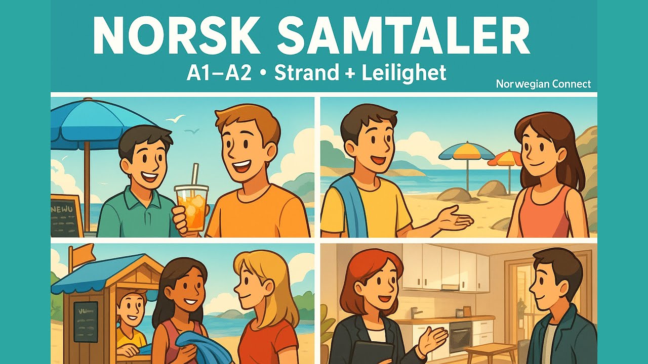 4 Real life Norwegian conversations A1-A2 | Norwegian Connect.