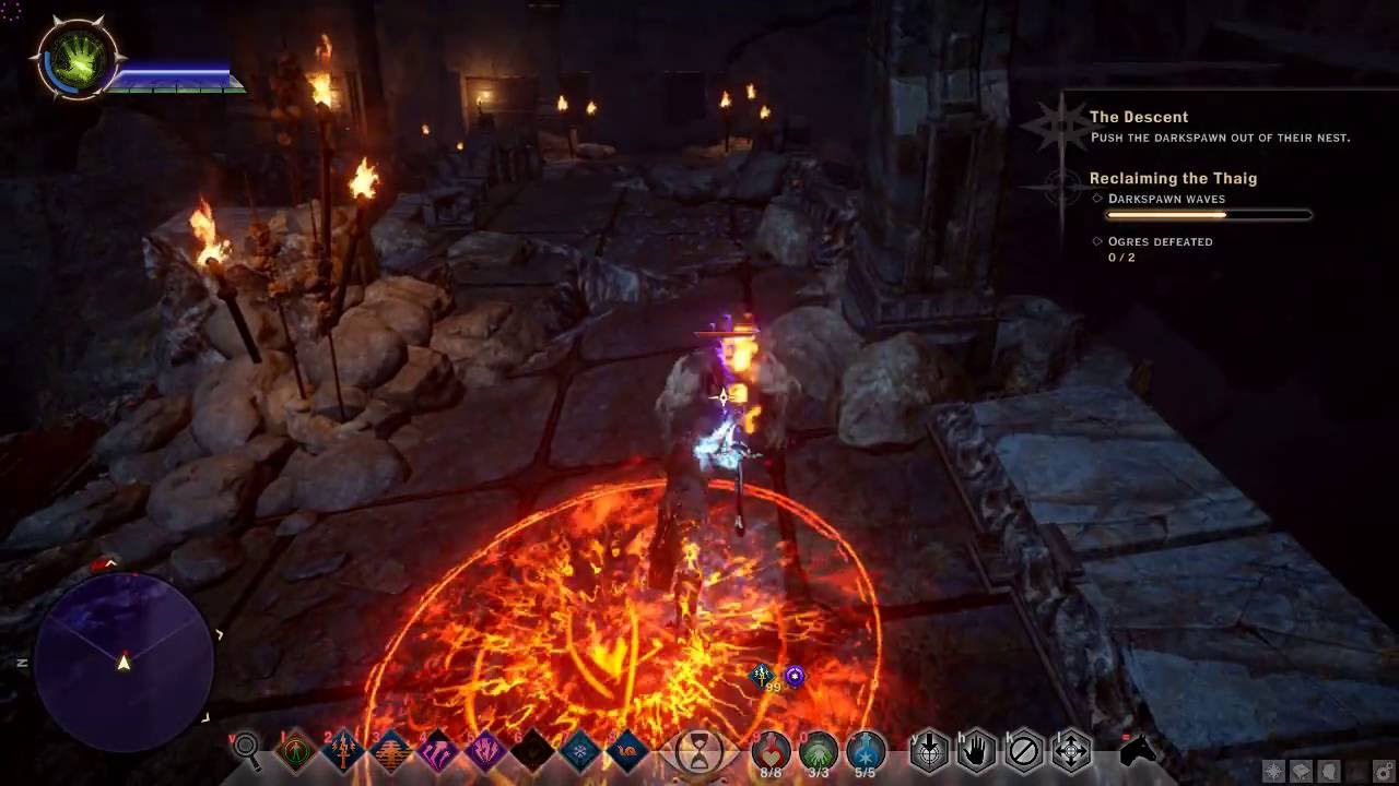 Dragon Age: Inquisition - Knight Enchanter Solo Descent (Heidrun Thaig)