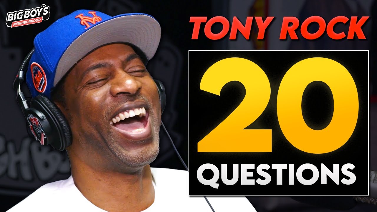 Tony Rock Plays 20 Questions | Will Smith, Halle Barry, Personal Chef, Stand-Up, and More
