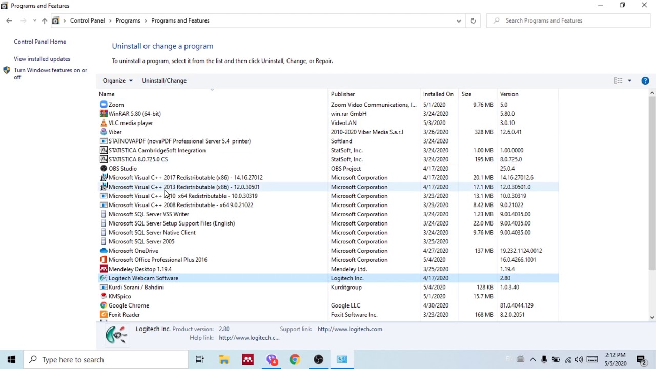 uninstall a program  چۆن بەرنامەیەک لە ناو کۆمپیوتەرەکەت دەسڕیتەوە