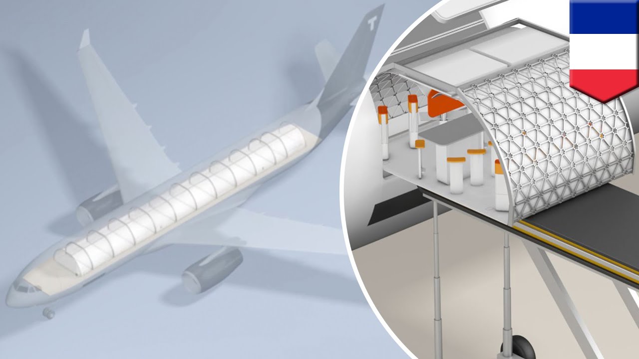 Design Airbus melputi Gym, cafe, taman bermain di dalam pesawat - Tomonews