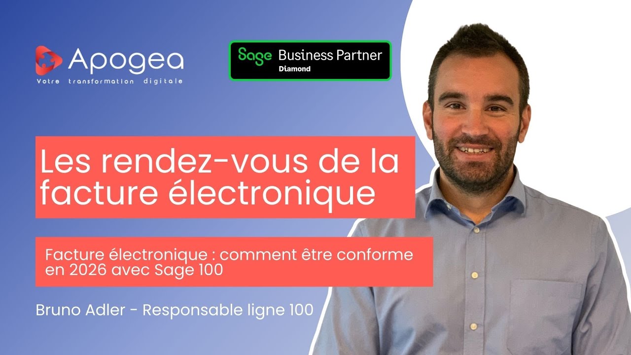 WEBINAR | Facture electronique comment etre conforme en 2026 avec sage 100
