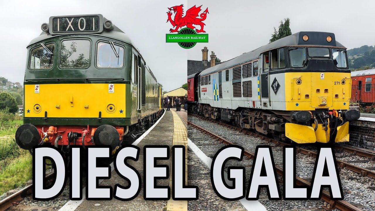 HELLFIRE Llangollen Railway Diesel Gala 2023 (feat. classes 25/26/31/47)