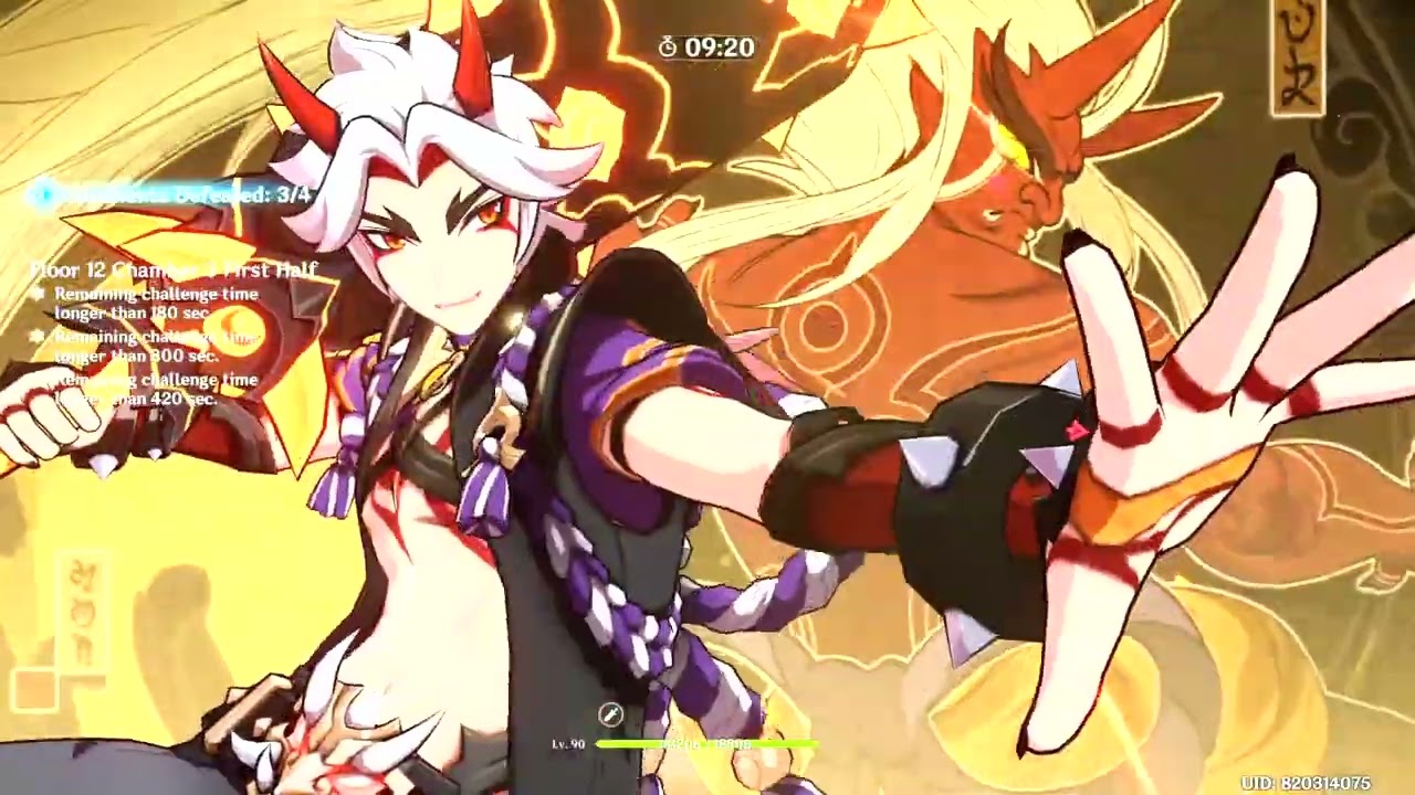 Spiral Abyss 3.1 C0 Itto & C0 Ayato Team