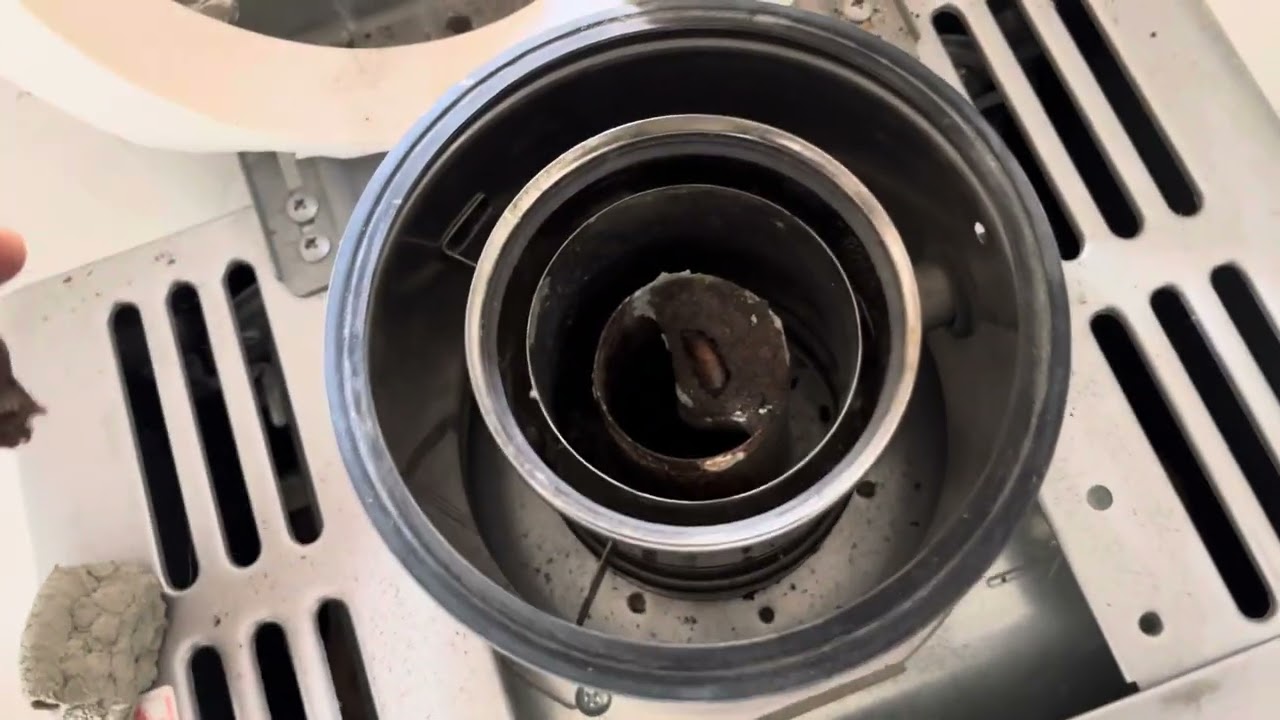 Tankless water heater error code Vent clogged.