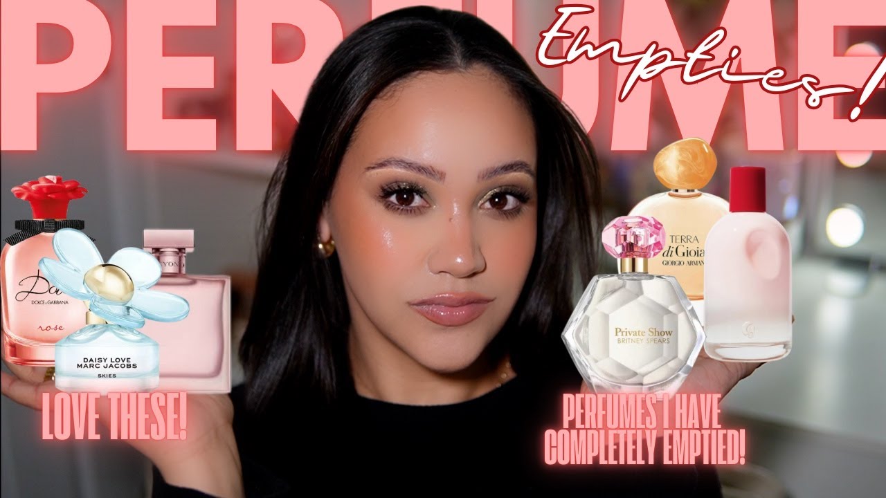 PERFUMES I HAVE EMPTIED COMPLETELY! 💕 | MY MOST USED PERFUMES! | AMY GLAM ✨