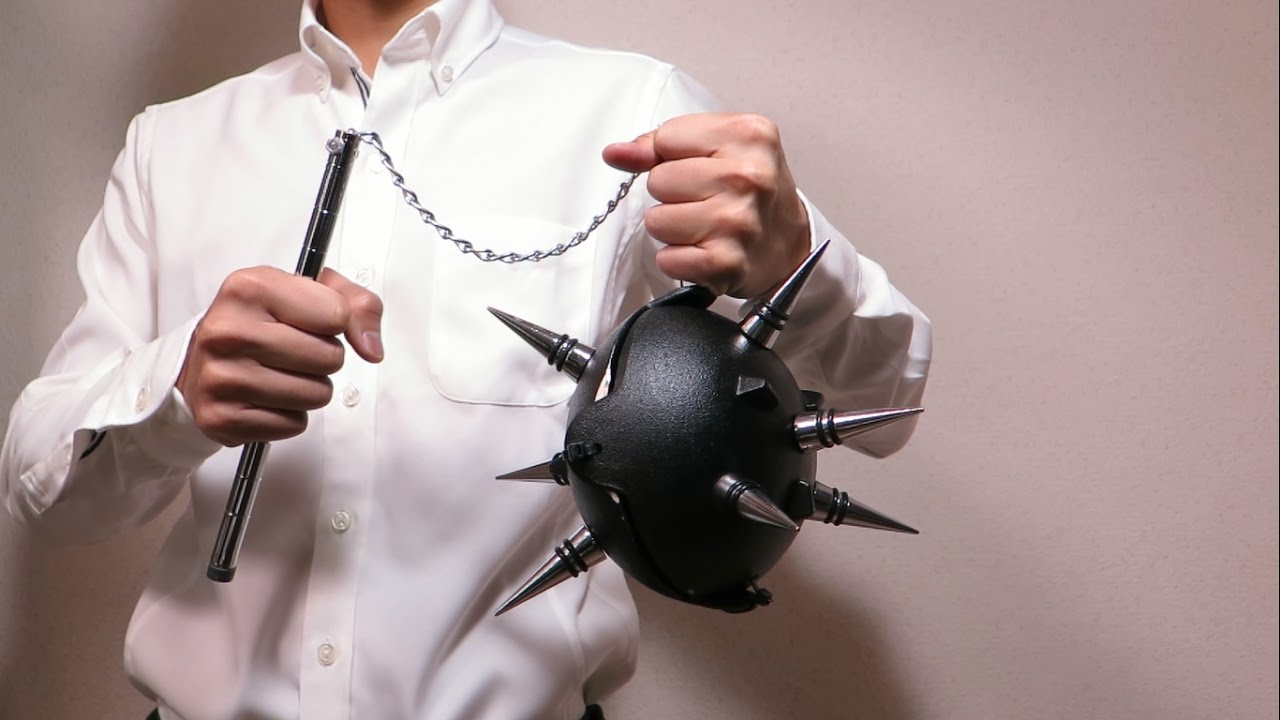 【100均DIY】モーニングスター？フレイル？破壊の鉄球？を作ってみた。その他工作 (作り方)