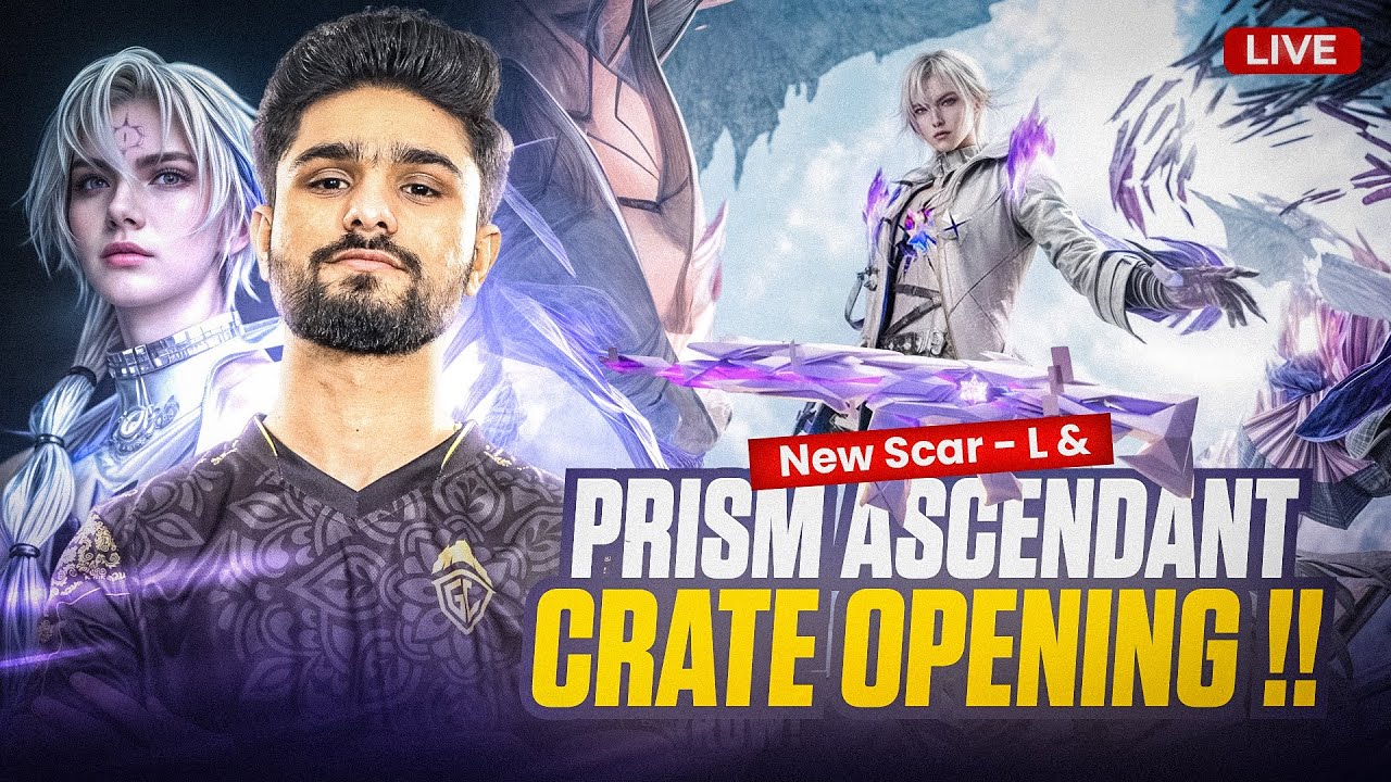 50K UC SCARL CRATE OPENING | ULTIMATE ROYALE RANK PUSH | BGMI LIVE