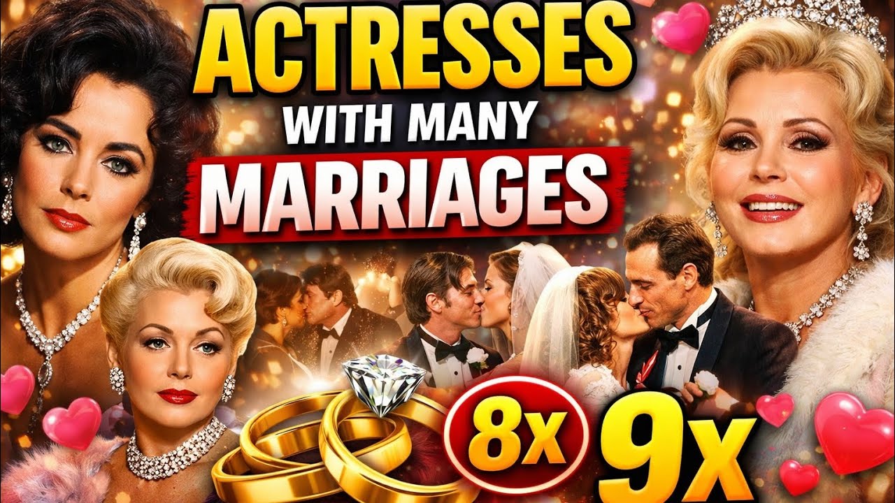 You Won’t Believe How Many Times These Actresses Married 💍