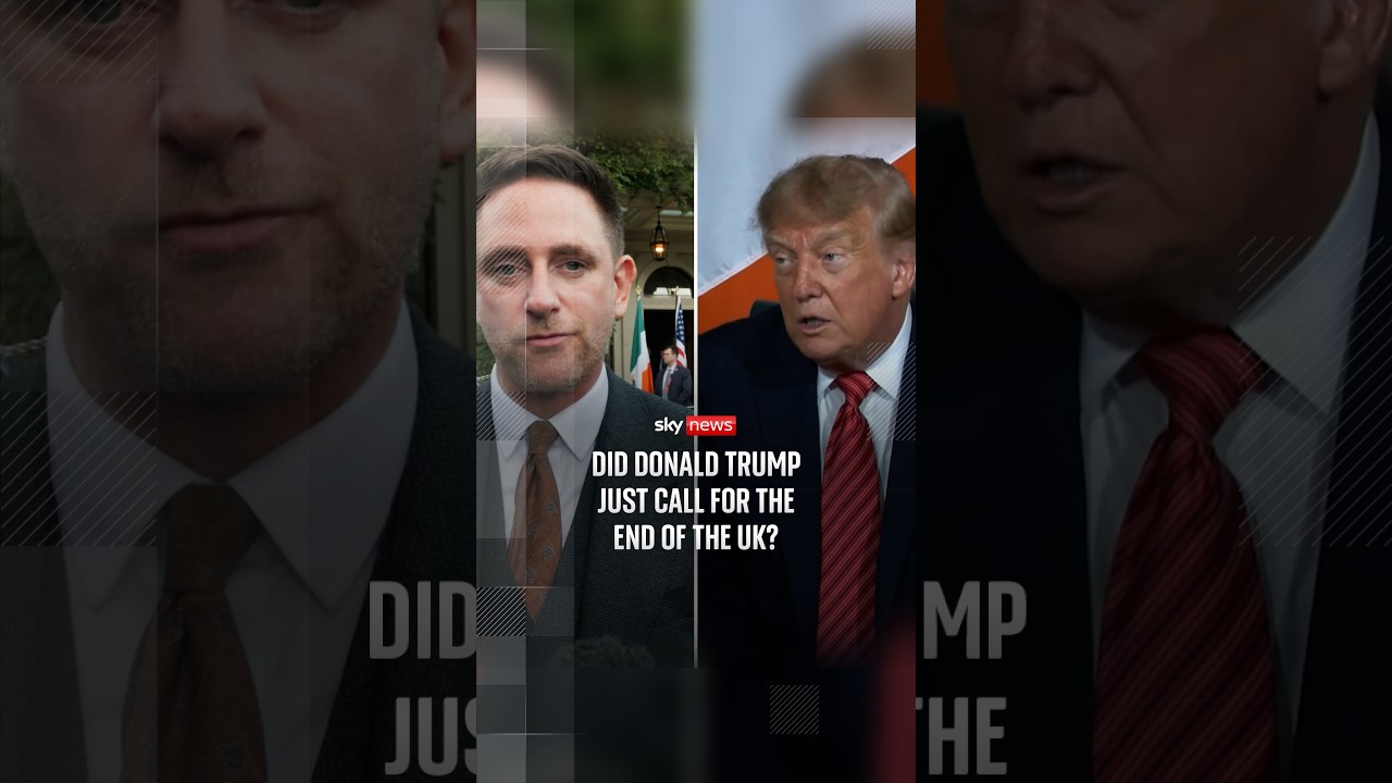 Дональд Трамп только что призвал к распаду Великобритании?