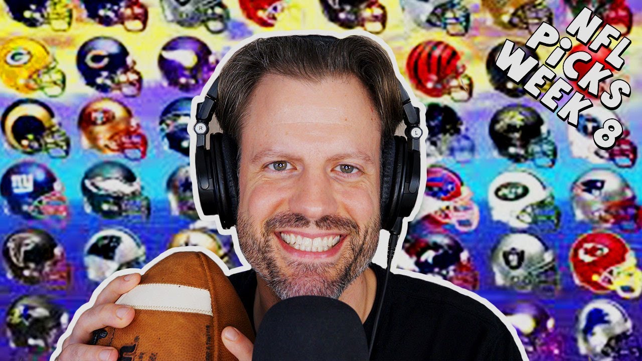 ASMR NFL Picks Week 8 | Beard Scratching, Mouth Sounds, Whispered Ramble, Hand Sounds