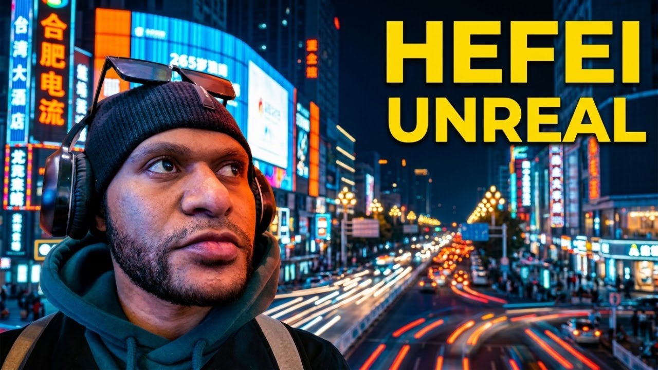 Streets of Hefei China in 4K