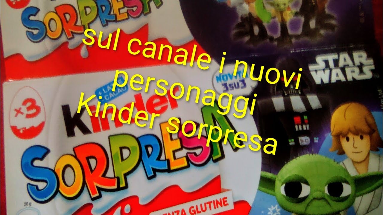 Nuovi Kinder sorpresa star wars