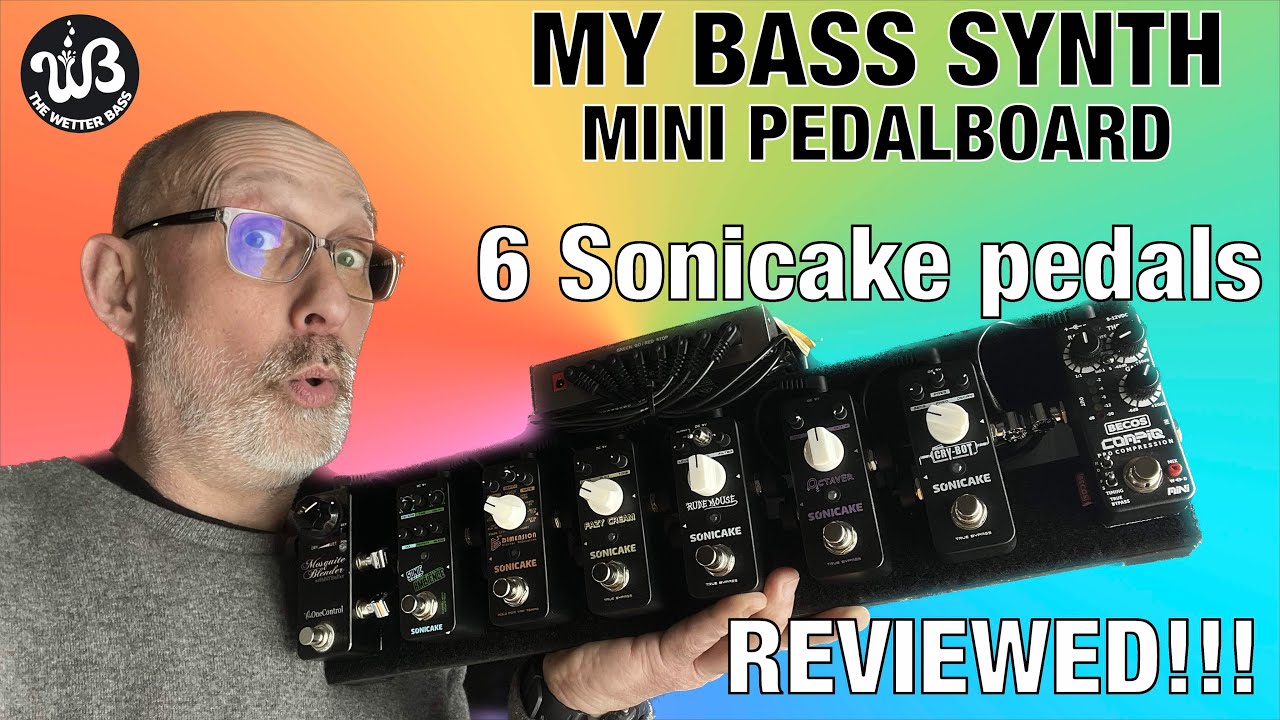 8 mini pedals (incl. 6 Sonicake) for bass synth & much more!!!