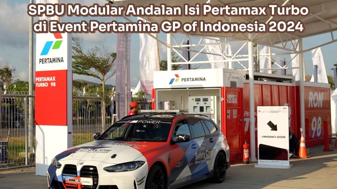 SPBU Modular, Andalan Isi Pertamax Turbo di Pertamina Grand Prix of Indonesia