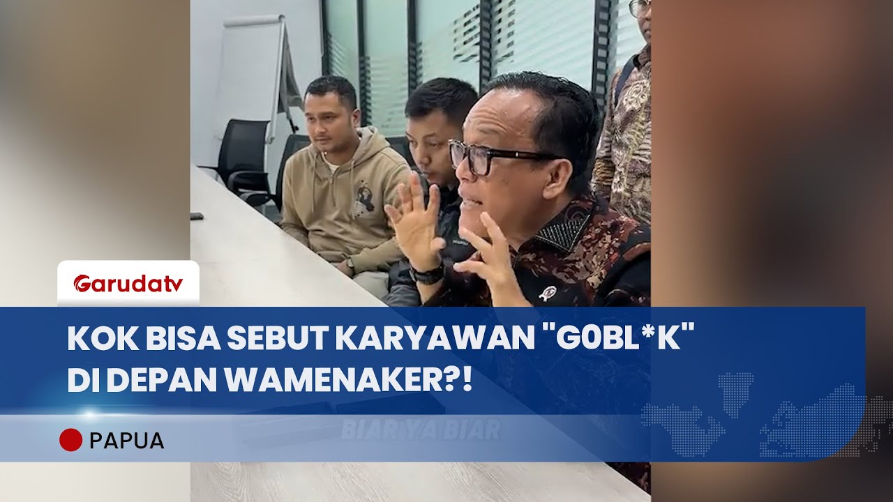 [FULL] Wamenaker Sidak Langsung Penahanan Ijazah oleh PT Virtus Facility Services