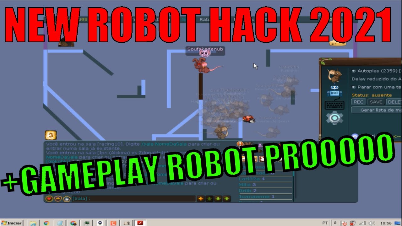 Transformice - Robot Hack (Burla Racing & Bootcamp)[+GAMEPLAY](+Download)