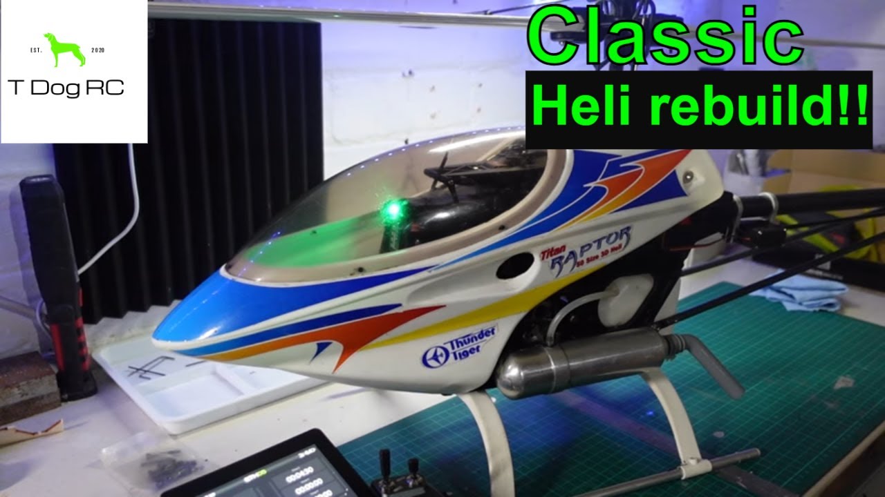 Time for something different - Classic RC Heli rebuild Part 3
