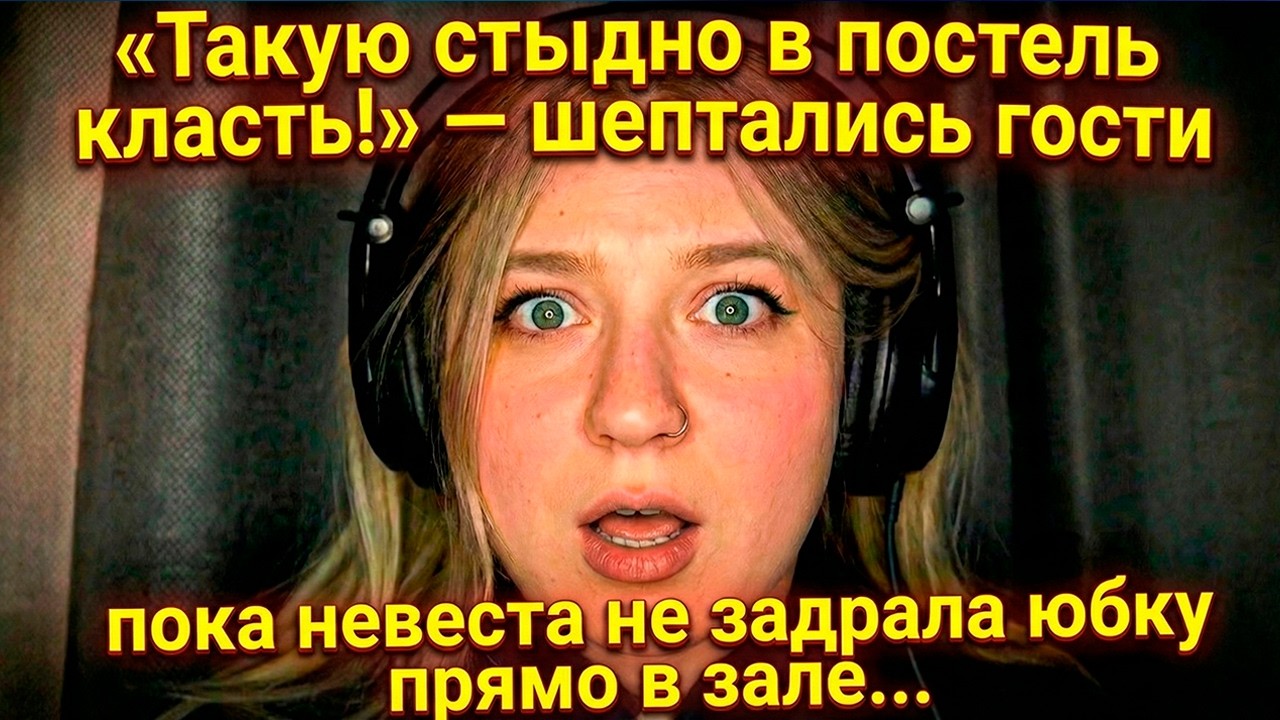 Читает УСТИНА / НЕВЕСТА ПОДНЯЛА ПОДОЛ НА СВАДЬБЕ, И РОДИТЕЛИ ЖЕНИХА ЗАМЕРЛИ В УЖАСЕ!