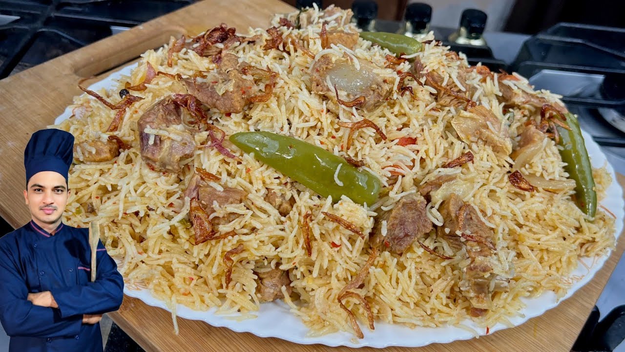 Hyderabadi Pulao Recipe By Chef M Afzal|