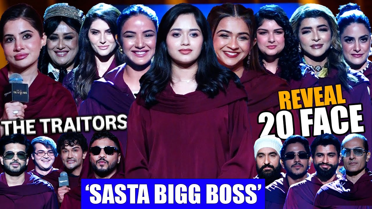 The Traitors | 20 Contestants Face Reveal | Jannat Zubair,Karan Kundrra,Purav Jha,Rebel Kid,Jasmine