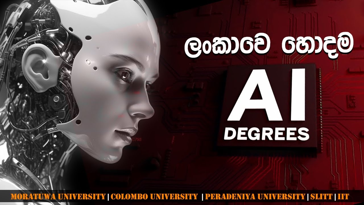ලංකාවෙ හොදම AI degree 5ක්  | The best universities to learn for AI in Sri Lanka