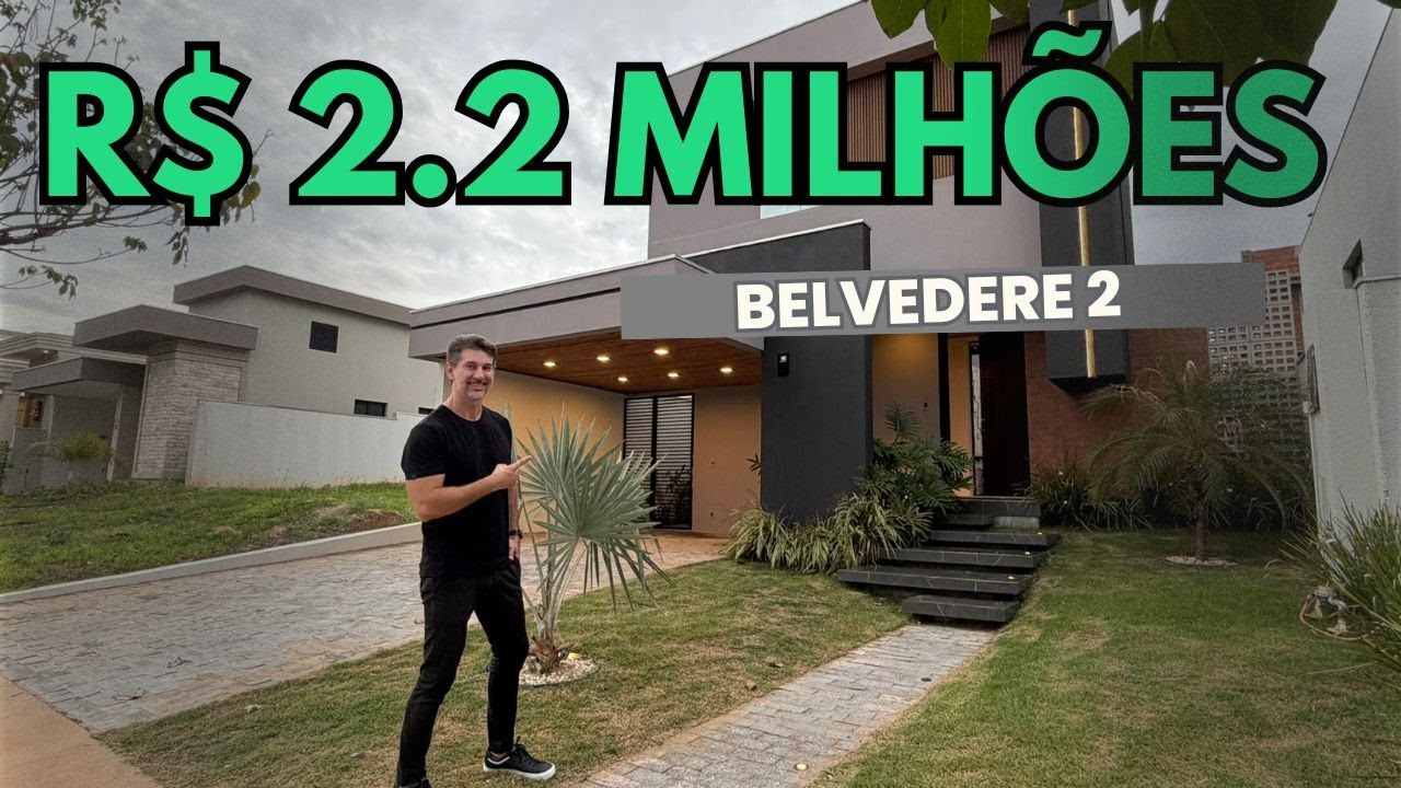 Sobrado de R$ 2.2 milhões no Belvedere 2 - Cuiabá