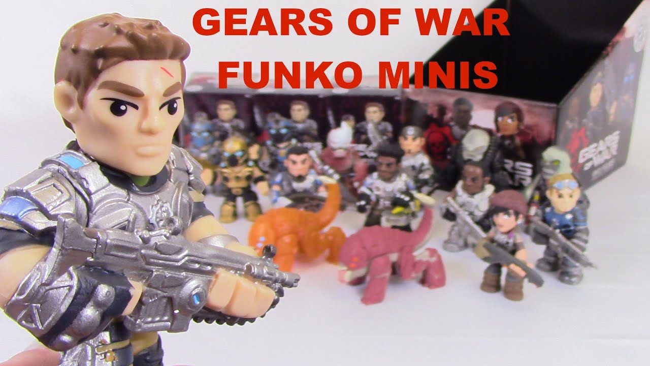 GEARS OF WAR Funko Mystery Mini Figures (Complete Set - Series 1) Toy Vinyl Review - BBToyStore.com