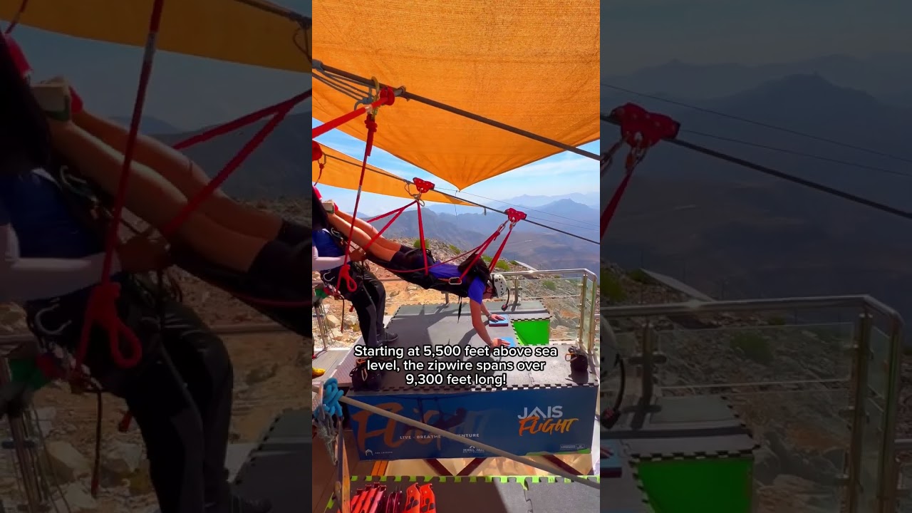 The world&rsquo;s longest Zipline! #shorts