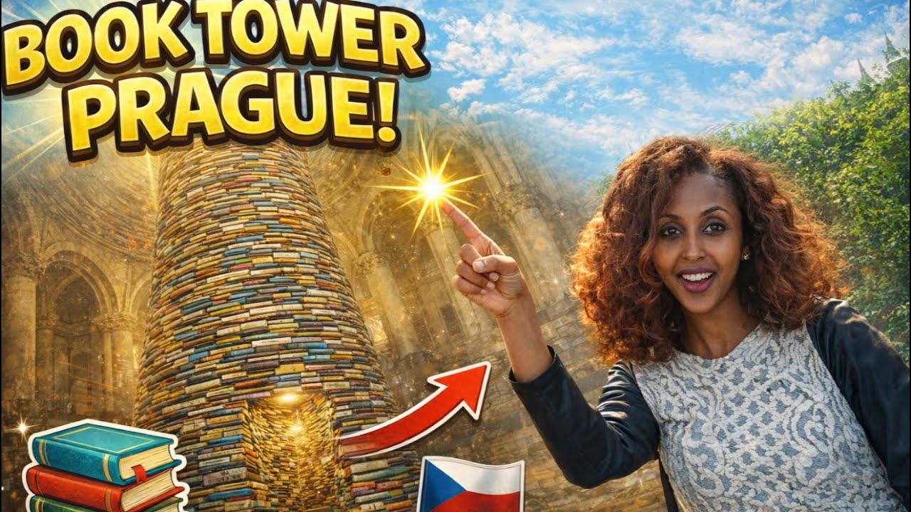 አስገራሚው በእውነተኛ መፃህፍት የተገነባ ህንፃ በአውሮፓ- The book Tower (Idiom)