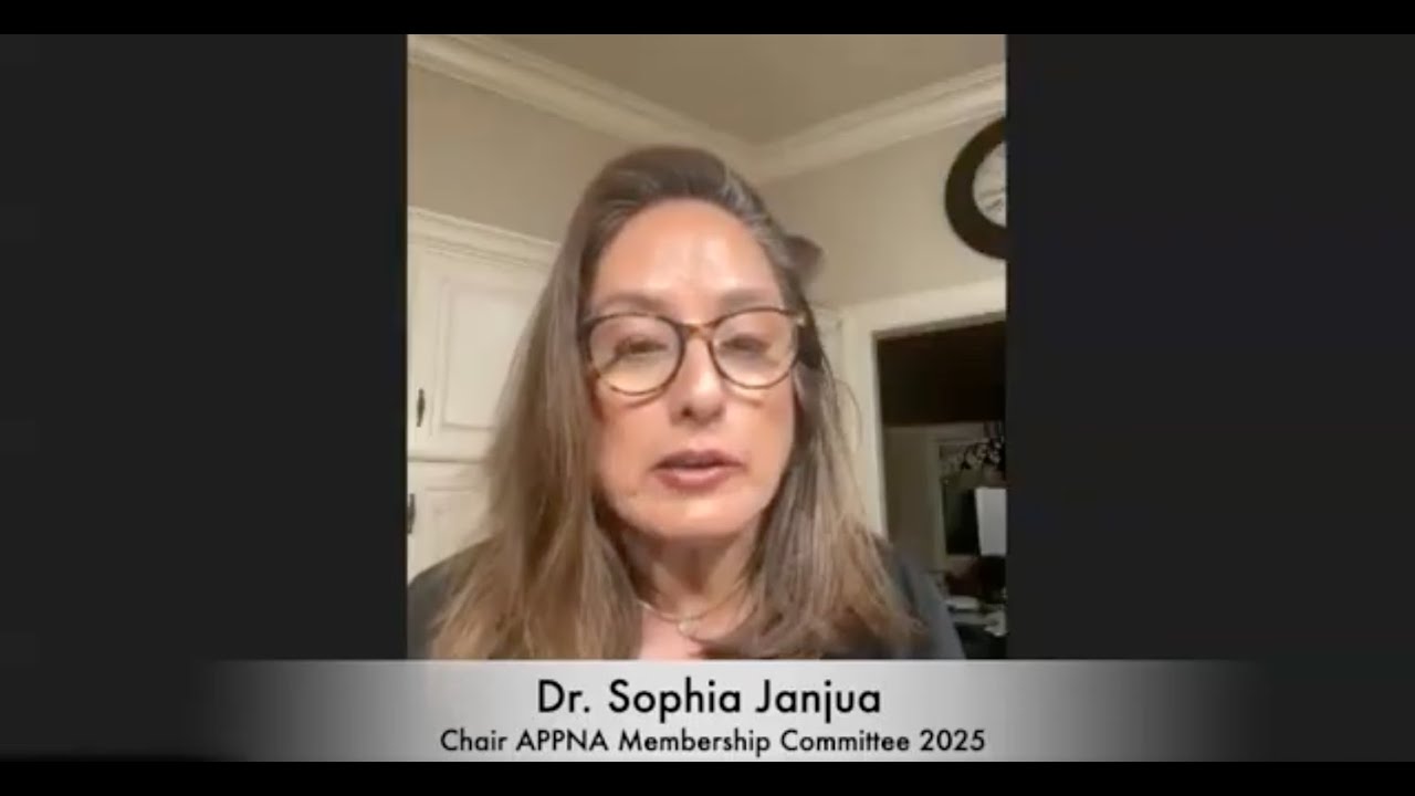 Highlighting Membership Committee — Dr. Sophia Janjua (APPNA Committee Cafe Series)