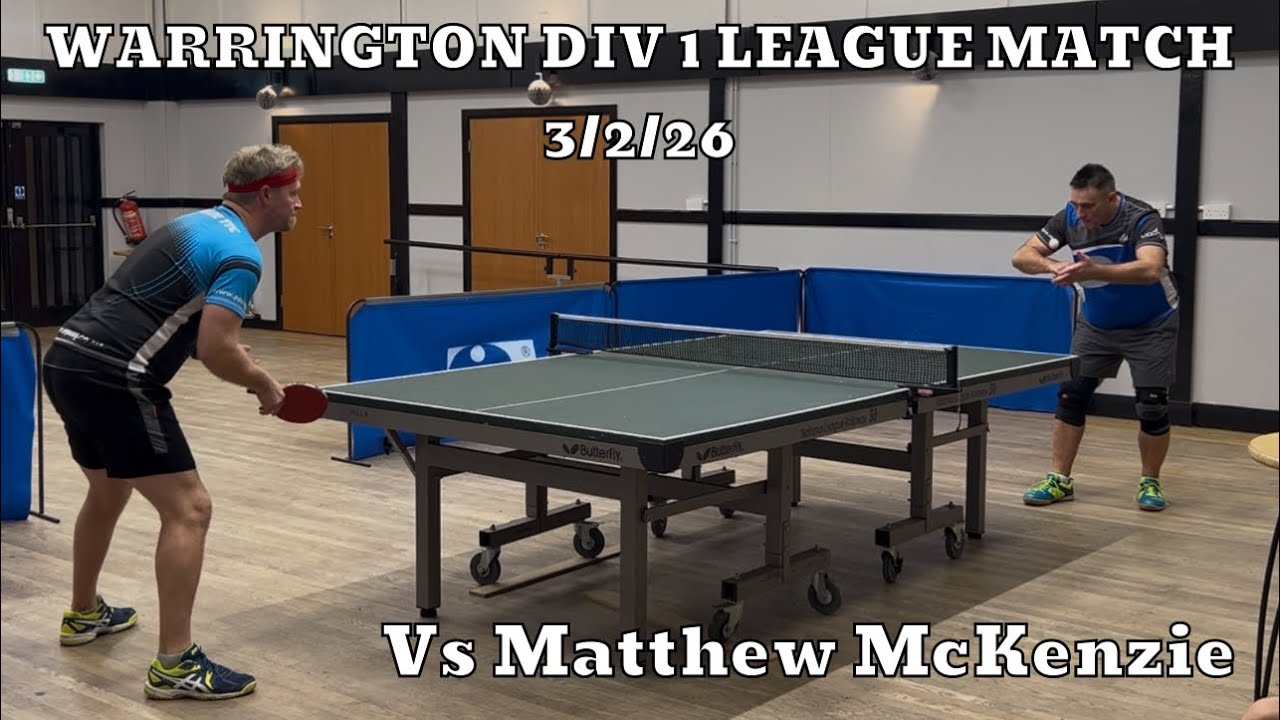 Neil Myatt vs Matthew McKenzie | Warrington Div 1 League Match | 3/2/26