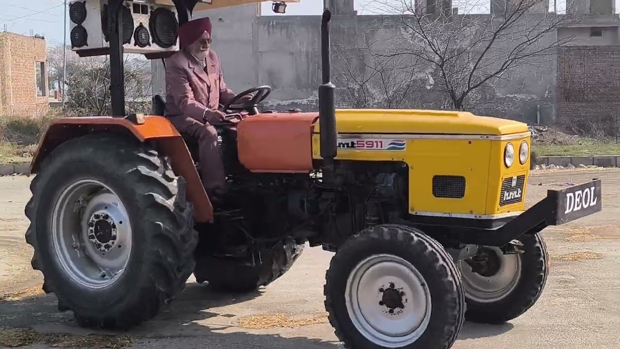 Hmt 5911 Dry break New Bhangra tractor talwandi bhai District Feroz pur cont. 9915203281;9417126921