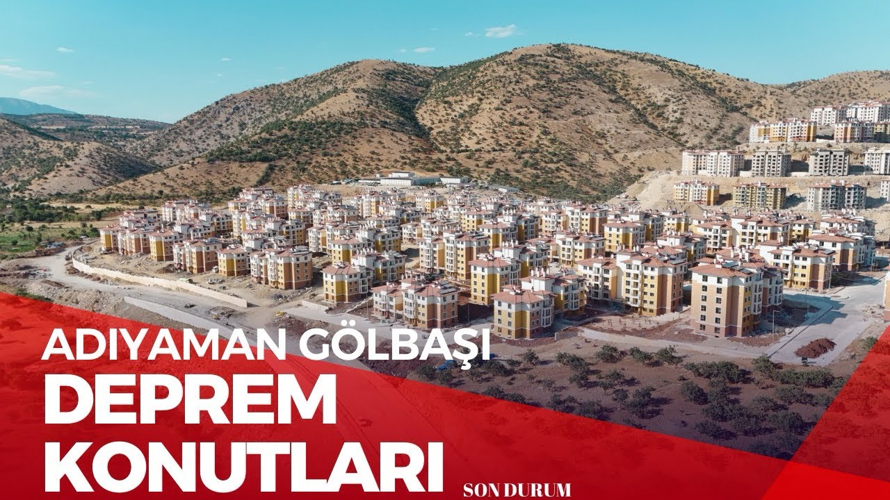 Adıyaman Gölbaşı Deprem Konutları Drone Görüntüleri