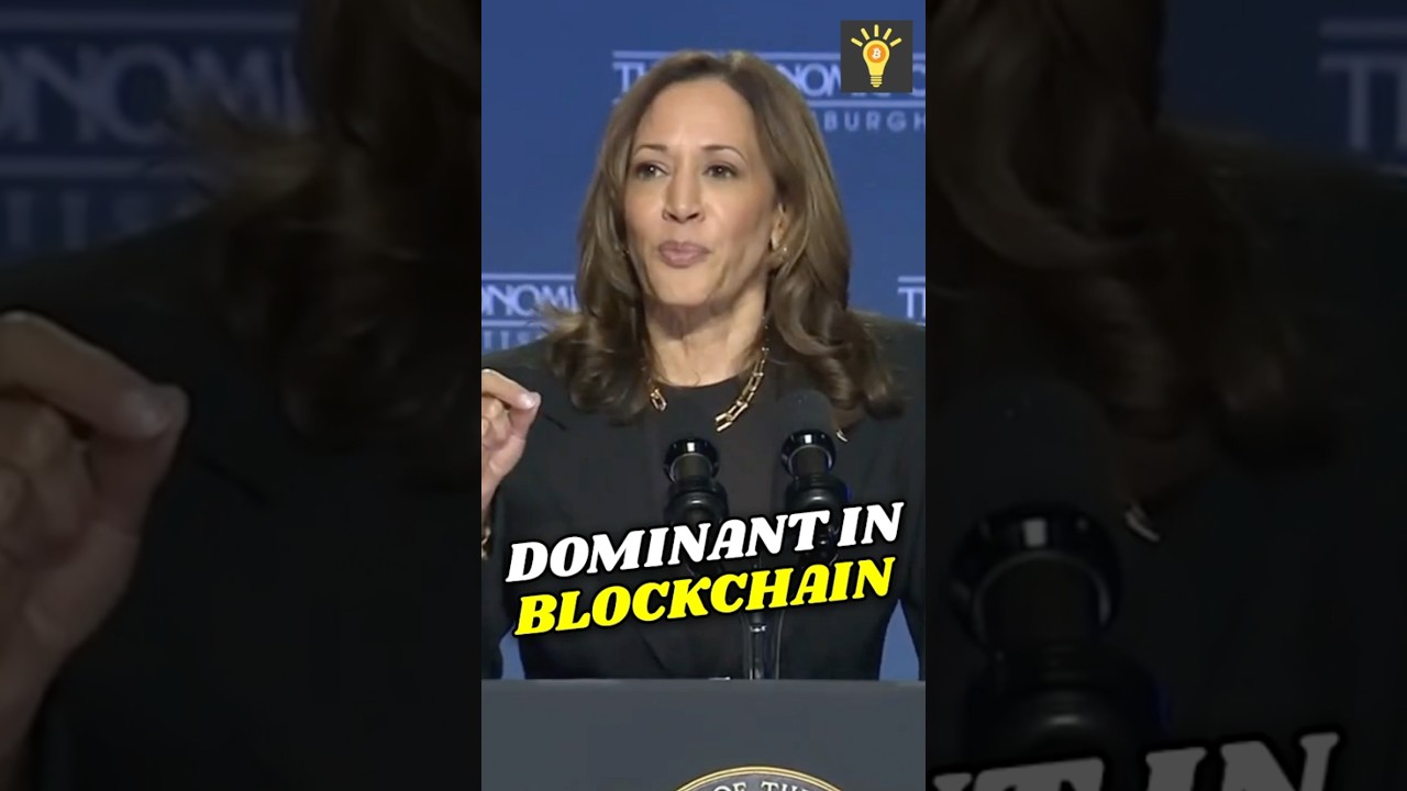 🚨 Kamala Harris: US should become &ldquo;Dominant in Blockchain&rdquo;