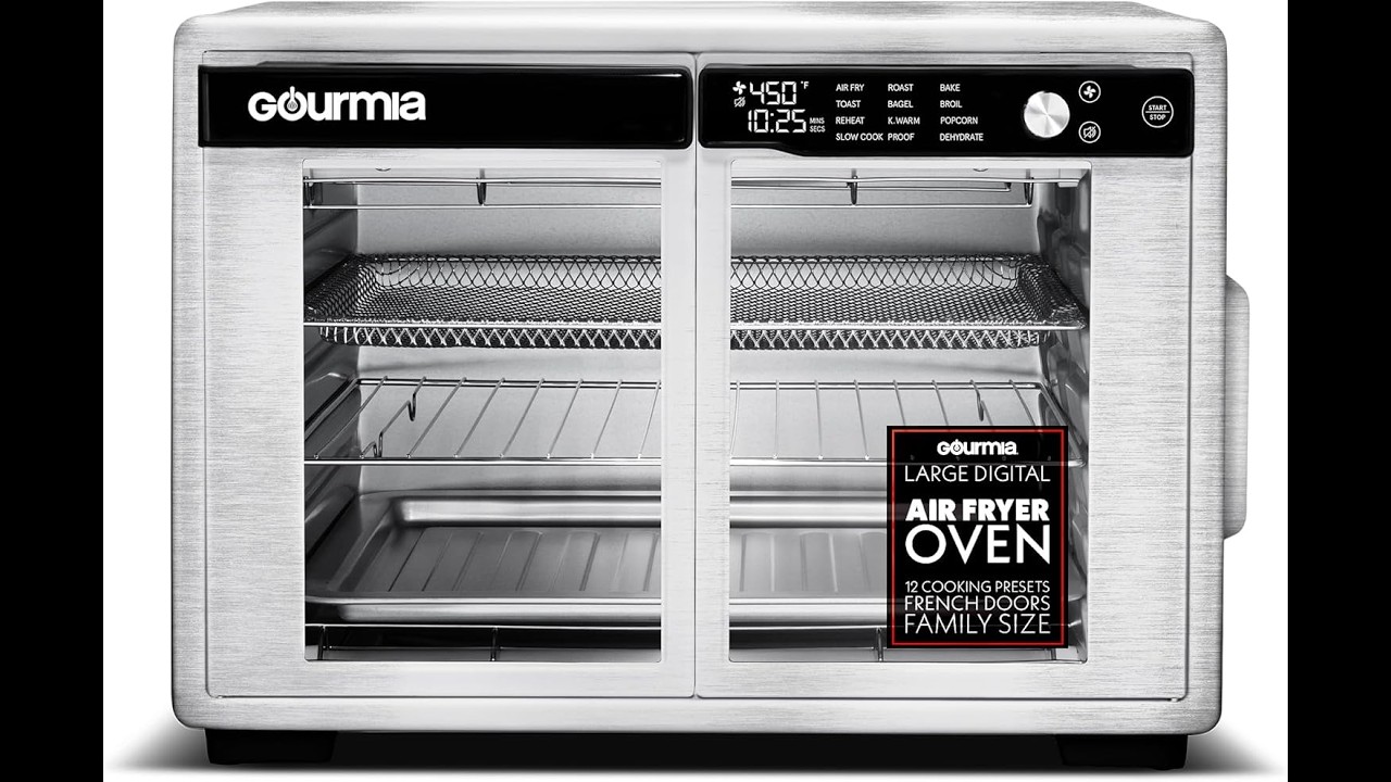 Review: Gourmia French Door Air Fryer Oven — 37 Qt Large Capacity!