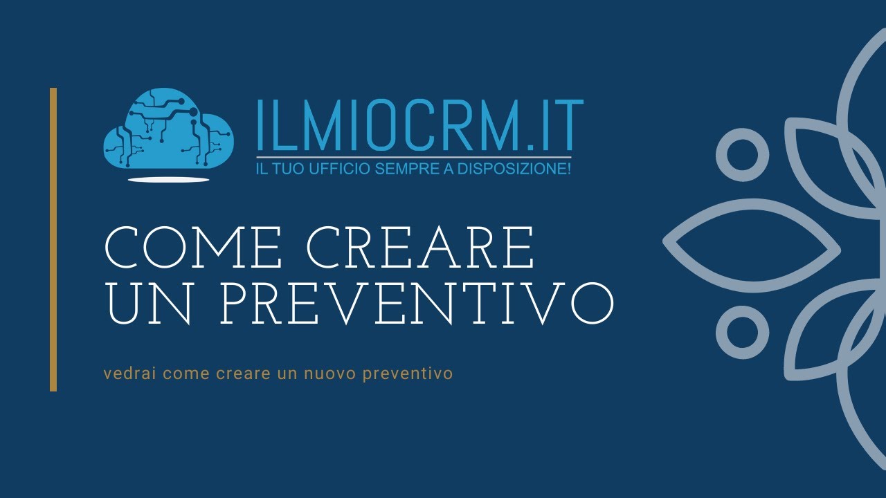 Come creare un preventivo