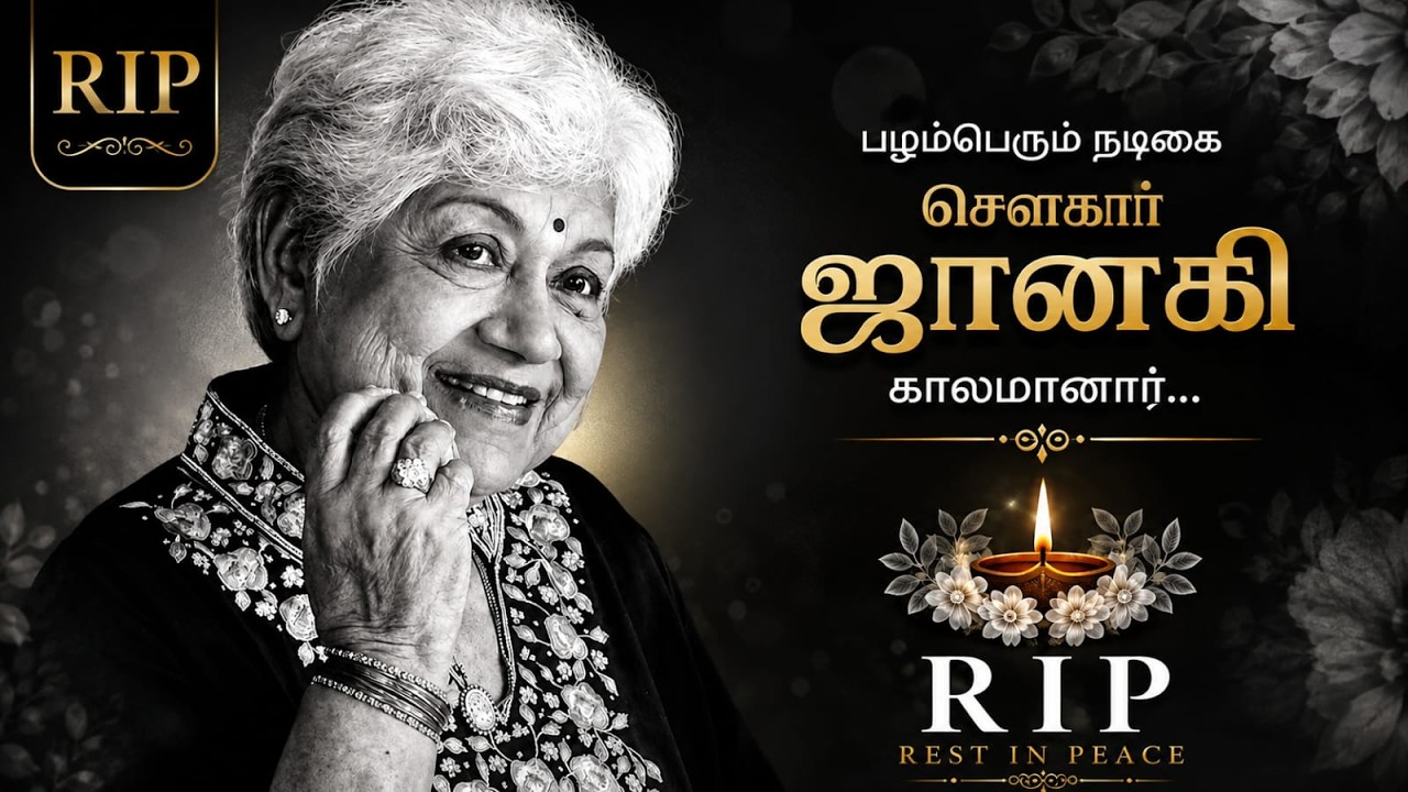 🔴LIVE: Actress Sowcar Janaki Passed Away | மறைந்தார் பழம்பெரும் நடிகை சவுகார் ஜானகி |@megatvindia