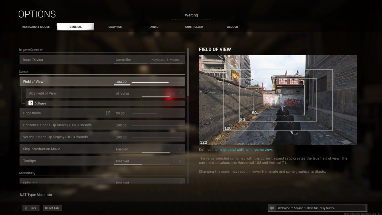 HOW TO GET 120 FOV ON CONSOLE WARZONE! (FOV SLIDER)