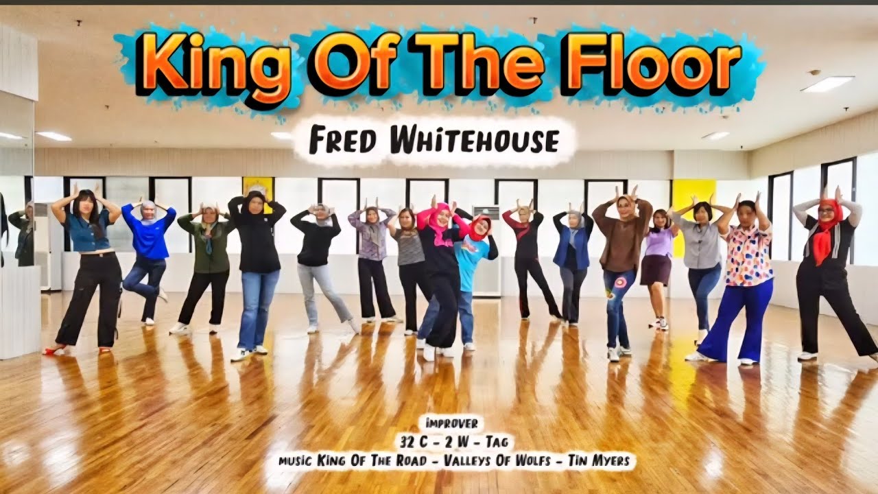 King Of The Floor Linedance || Fred Whitehouse || improver || Mystic Fusion 